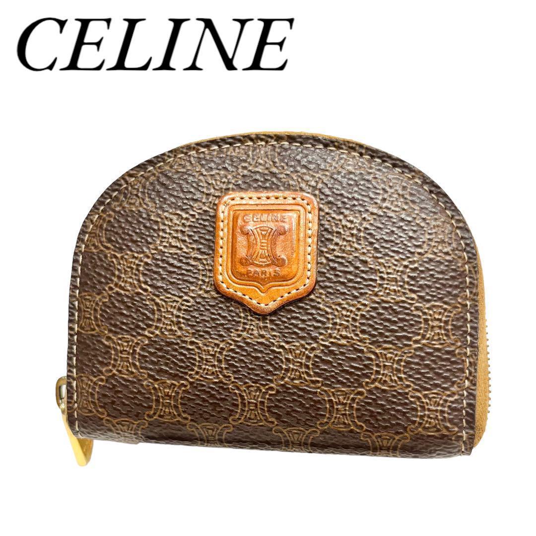 人気　CELINE セリーヌ　マカダム　ケース　小銭入れ　ファスナー