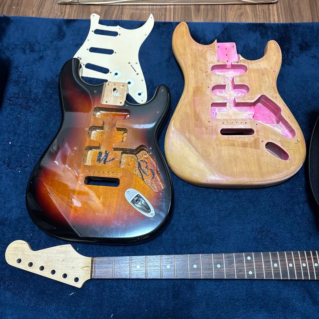 コンポーネントギター　ストラトキャスタータイプ エレキギター ブラック その他