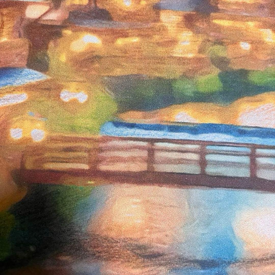 ジブリアート16 千と千尋の神隠しより「渋温泉」　額縁寸法32.7㎝×24.0㎝