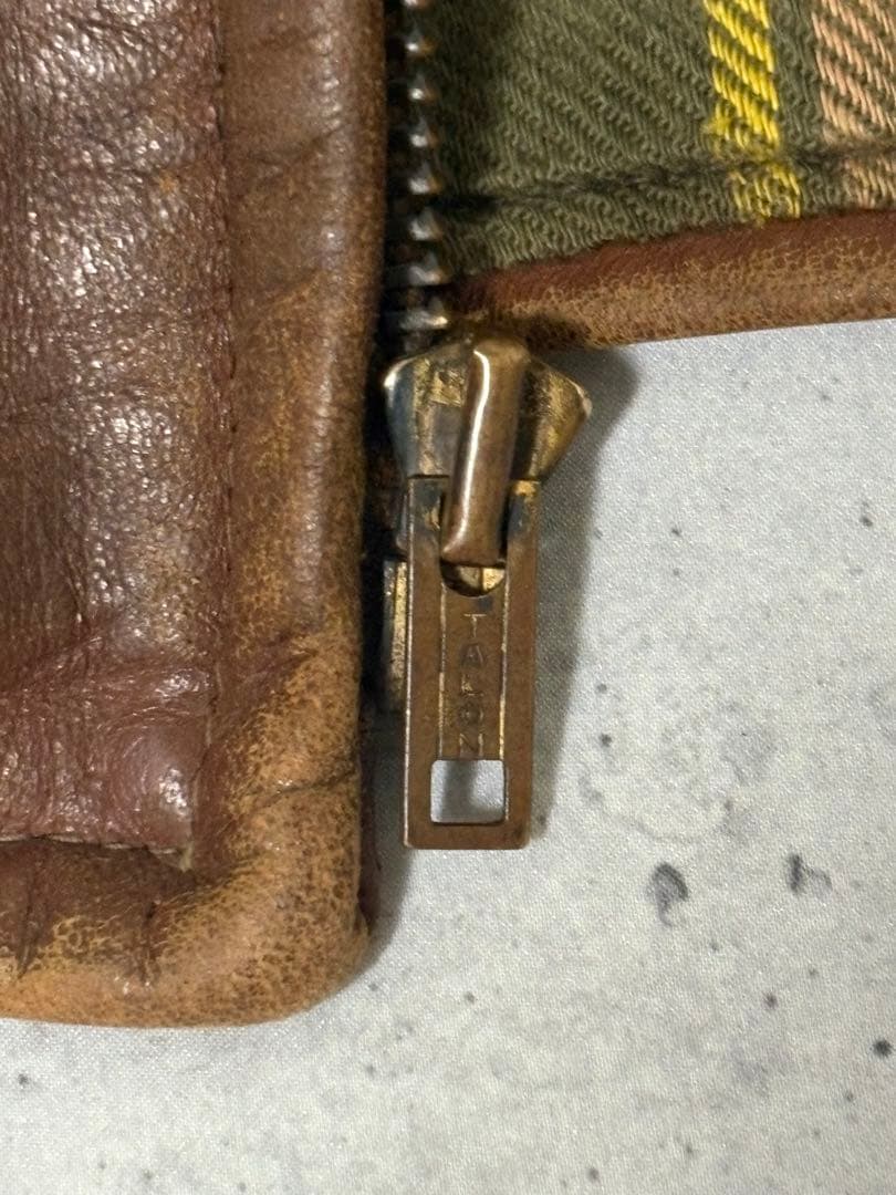 ヴィンテージ　スポーツジャッケットホースハイド　40s 50sタロン talon