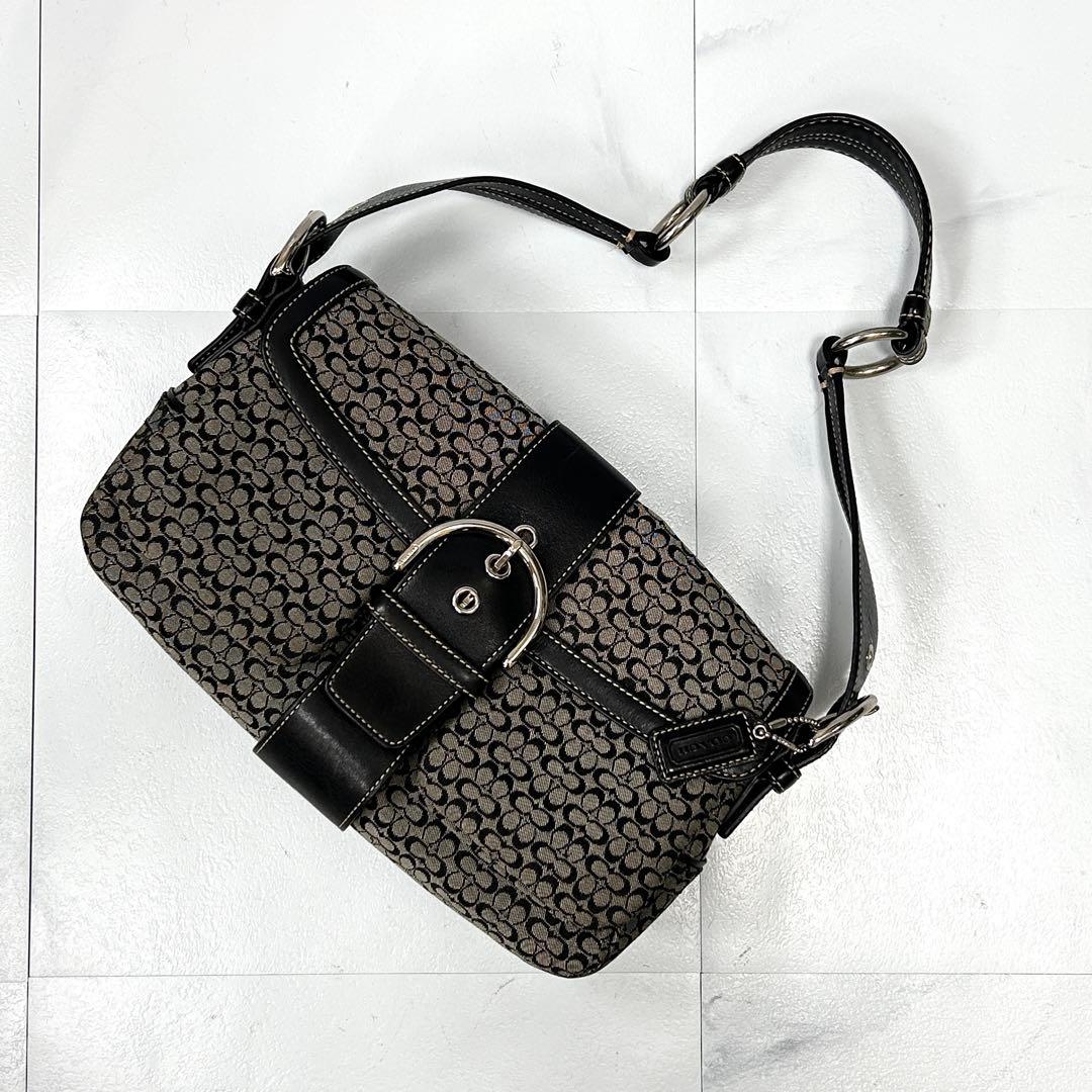 バッグ y2k Coach Soho Jacquard Shoulder Bag