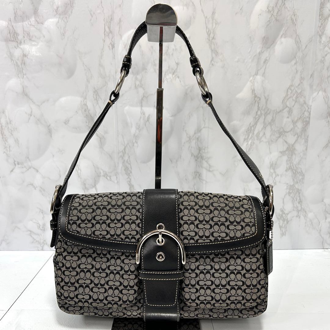 バッグ y2k Coach Soho Jacquard Shoulder Bag