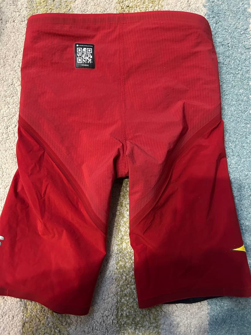 Mizuno 競泳水着 Sサイズ レッド/ブラックjssロゴ