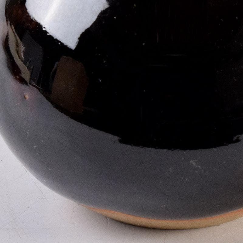 茶道具　桶谷定一作　茄子　茶入　共箱　V　7949