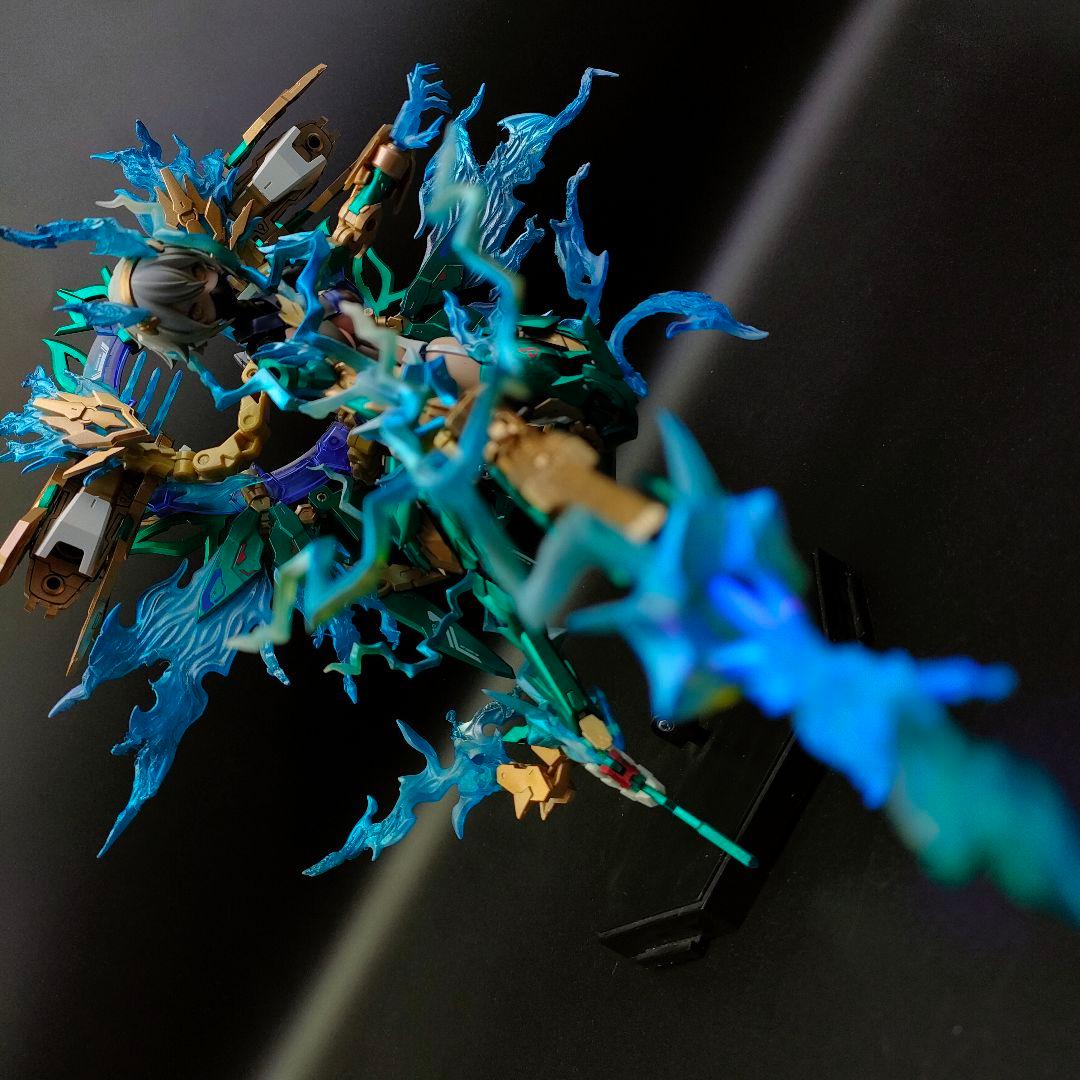 メガミデバイス　皇巫（オウブ) スサノヲ　くノ一雷電の陣　塗装完成　コトブキヤ