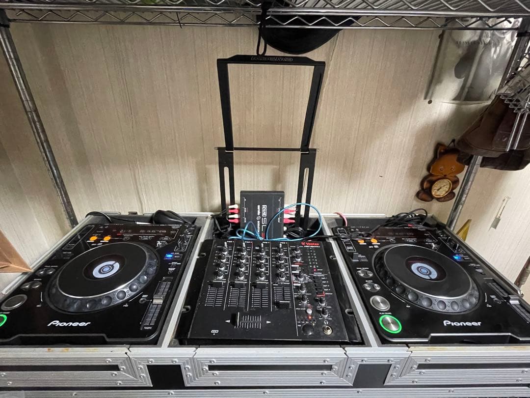 DJセット　Pioneer CDJ-1000MK3 2台+ミキサー+ケース
