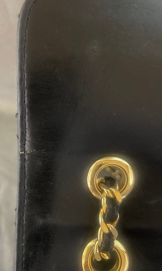 ひ*り様 Givenchy 黒いキルティングショルダーバッグ