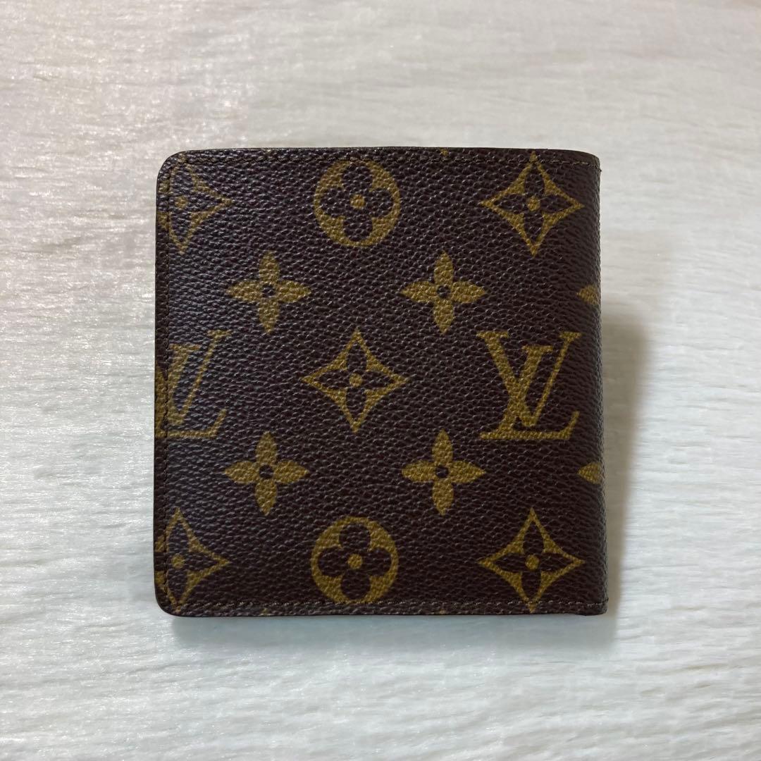 LV ルイヴィトン モノグラム ポルトビエ モネ M61665 二つ折り財布