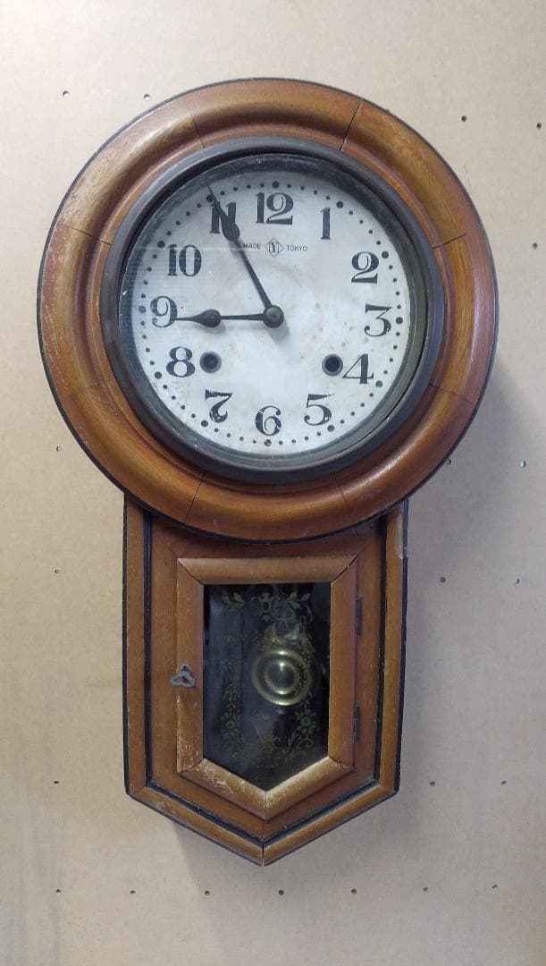 古い柱時計      ⑮