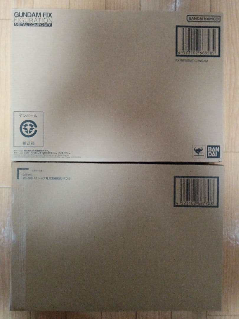 未開封GFFメタルコンポジット シャア専用高機動型ザクII＆RX78FRGMT