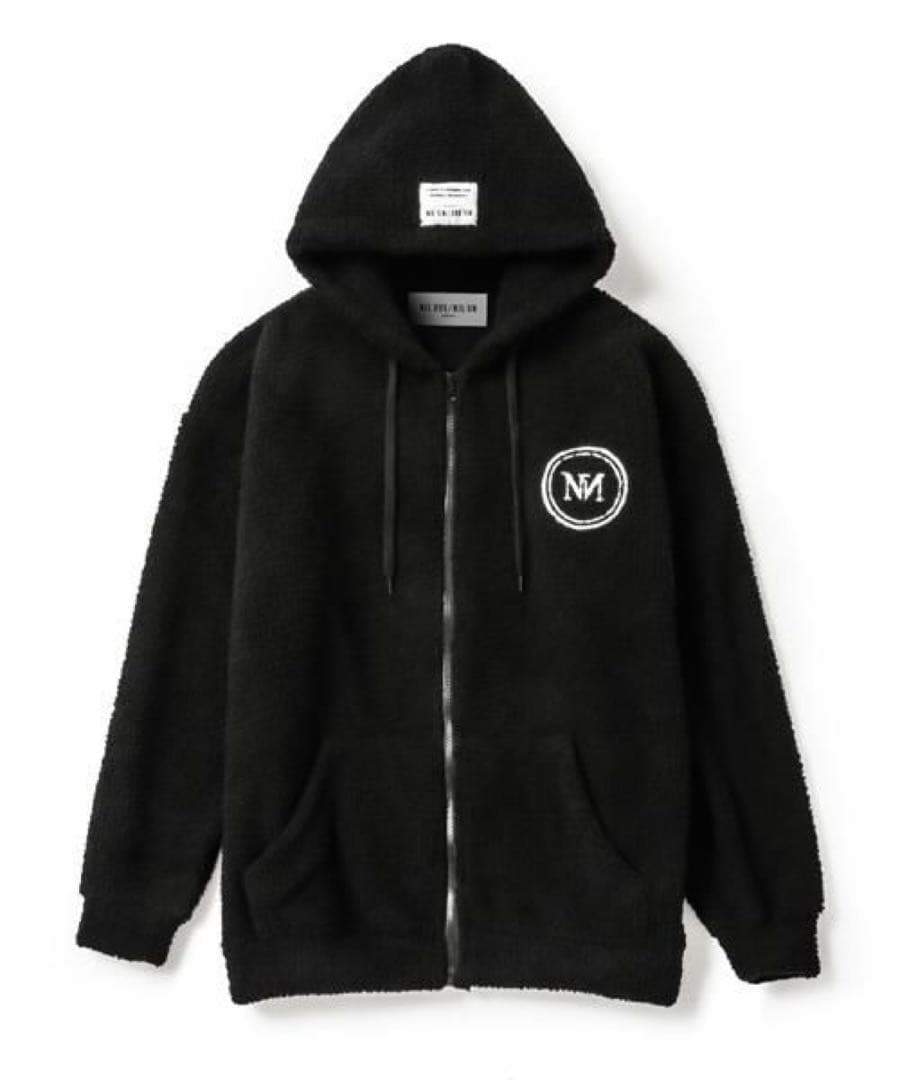 【新品未開封】PLUG LOGO ZIP HOOD SET UP / BLK