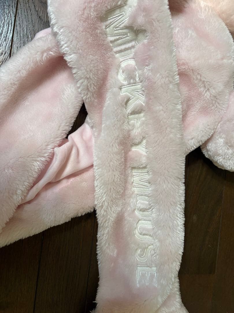 ミニー ミッキー マフラーキャップ ファンキャップ ピンク 40周年