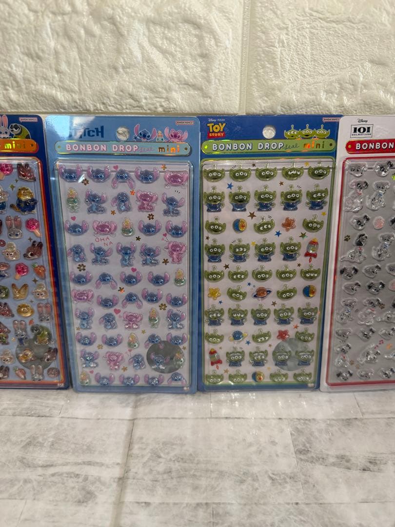 ボンボンドロップシール　正規品　ディズニー　mini セット売り