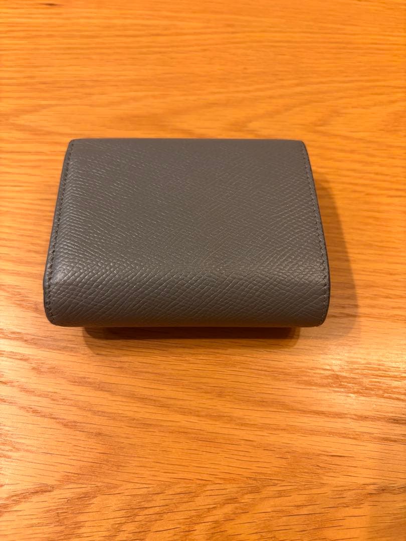 CELINE 三つ折り財布 グレー 保存袋付き