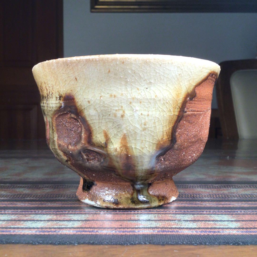 『スタうー特価』　古伊賀　西山窯　恐らく　３代目　坂本 瀧山　茶盃　(抹茶茶碗)