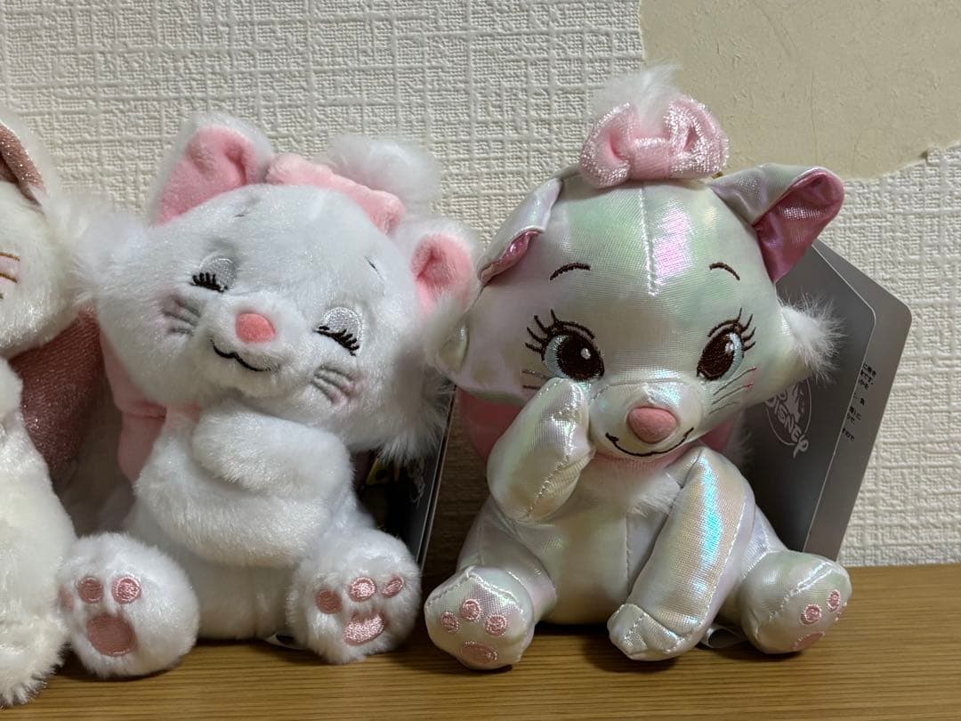 おしゃれキャット　マリー　ぬいぐるみ　キーチェーン　5点　ディズニーストア　#1