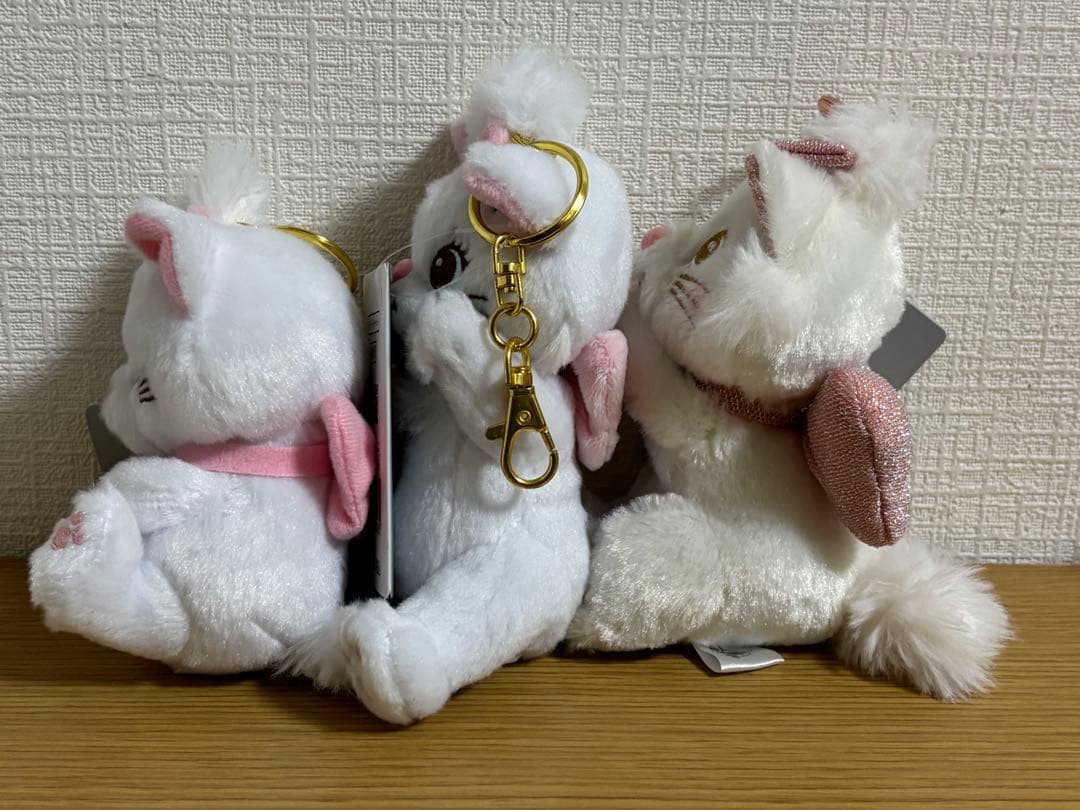 おしゃれキャット　マリー　ぬいぐるみ　キーチェーン　5点　ディズニーストア　#1