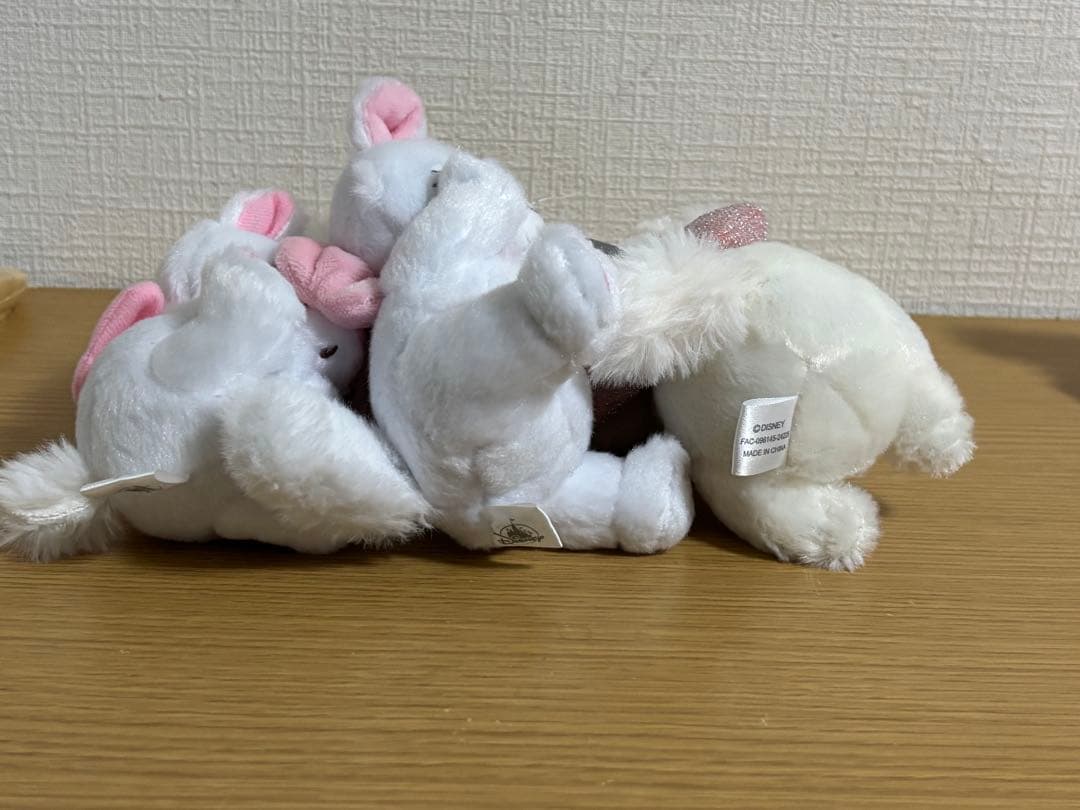 おしゃれキャット　マリー　ぬいぐるみ　キーチェーン　5点　ディズニーストア　#1