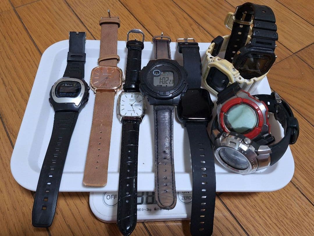 腕時計まとめ売り完全故障品部品取りリペア専用 1269g　状態悪いです❗
