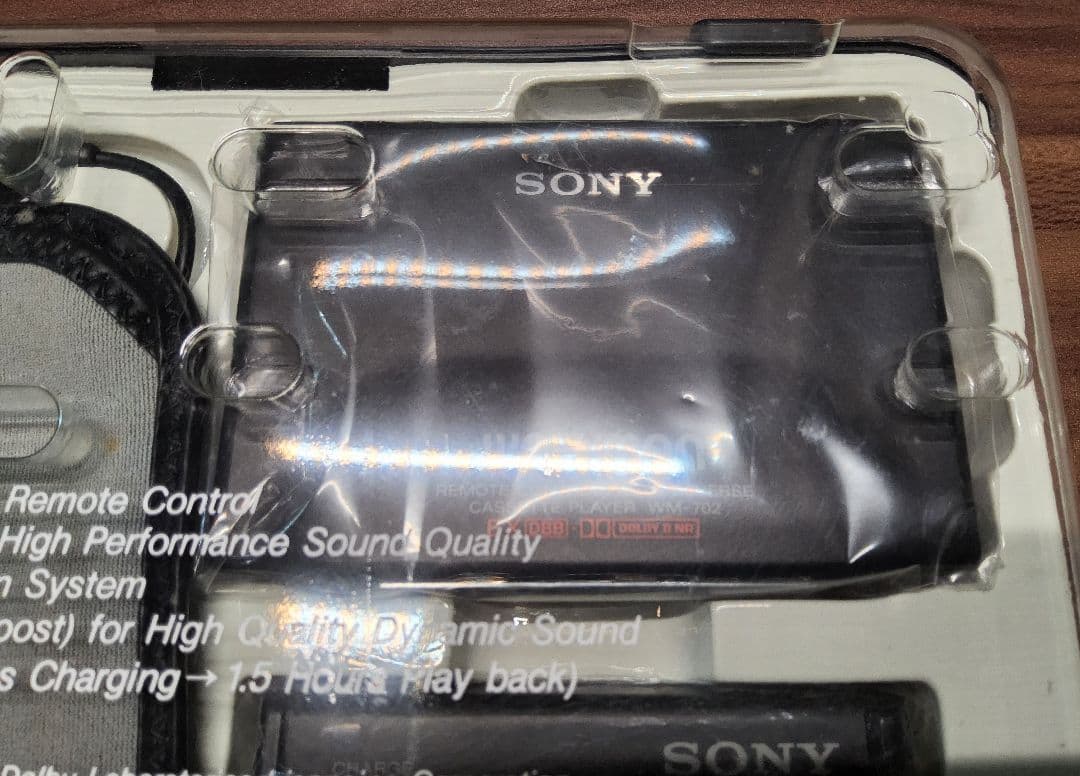 【新品同様 レア！】SONY ウォークマン WM-702 ブラック 整備済み