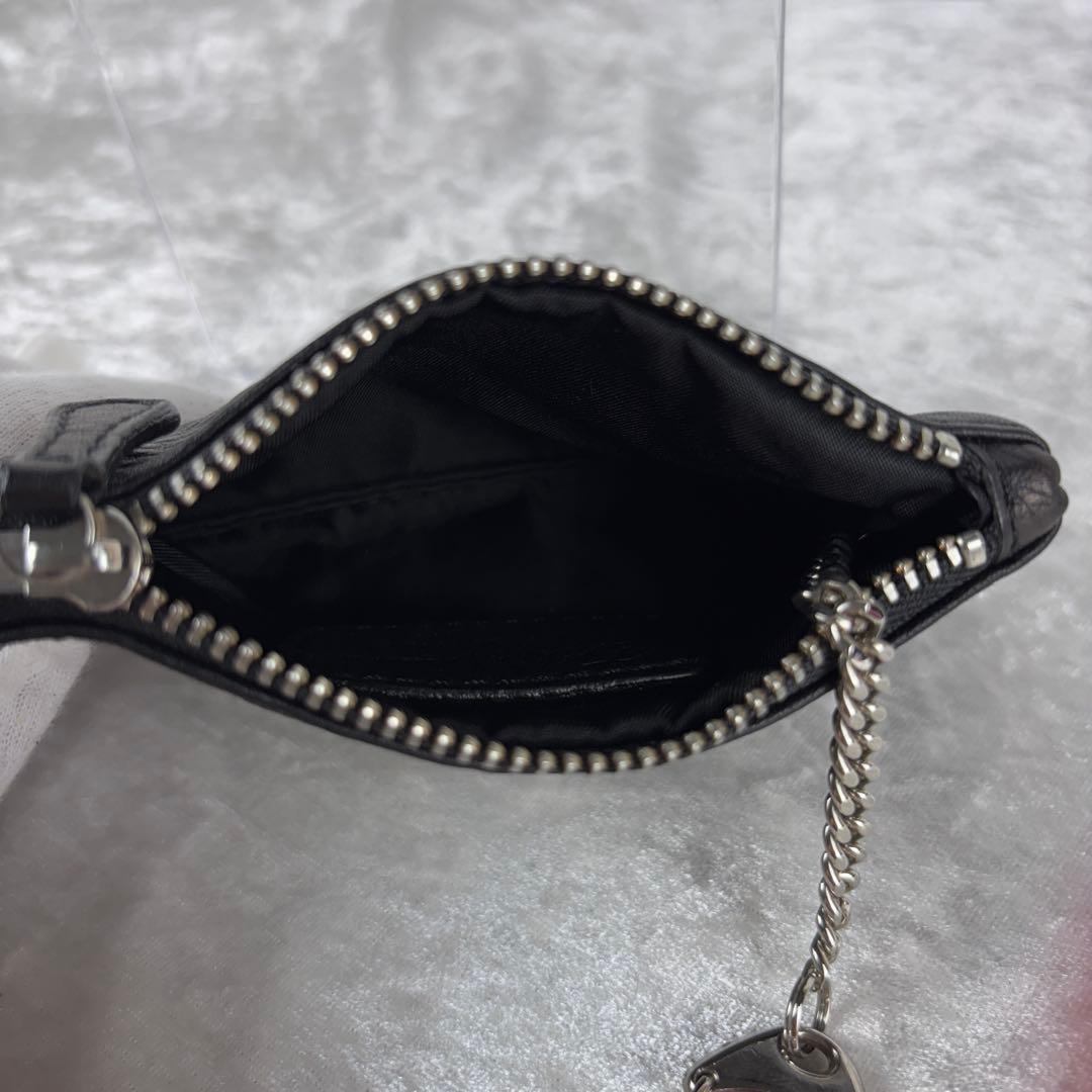 美品 ブリーフィング フェリージ キーケース ブラック ポーチ ダブルネーム