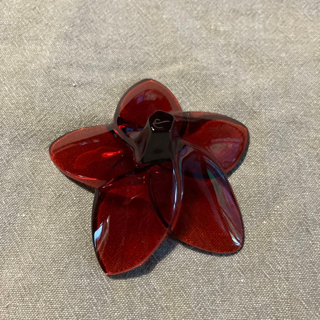 バカラ　ブルームのクリスタルオーナメント