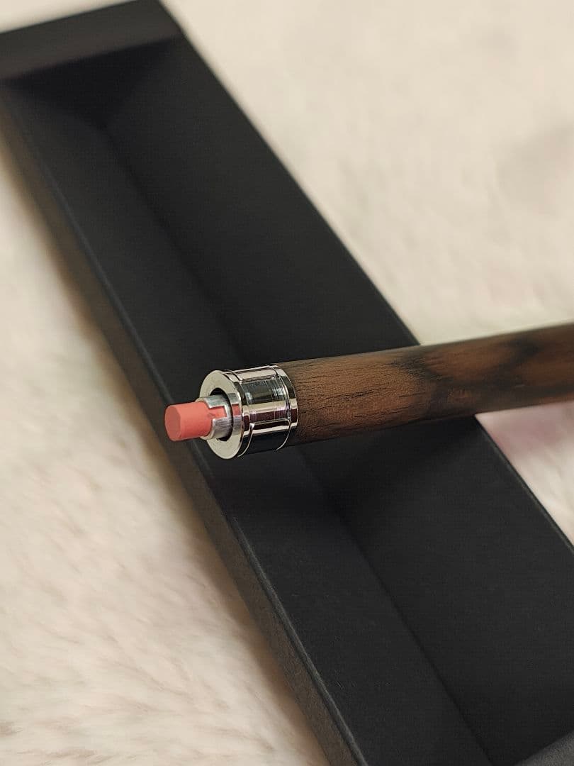 YkU工房 黒柿孔雀杢　シャーペン