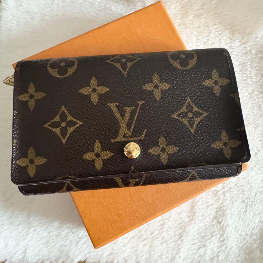 ルイヴィトン ポルトモネ・ビエ トレゾール モノグラ　補修済