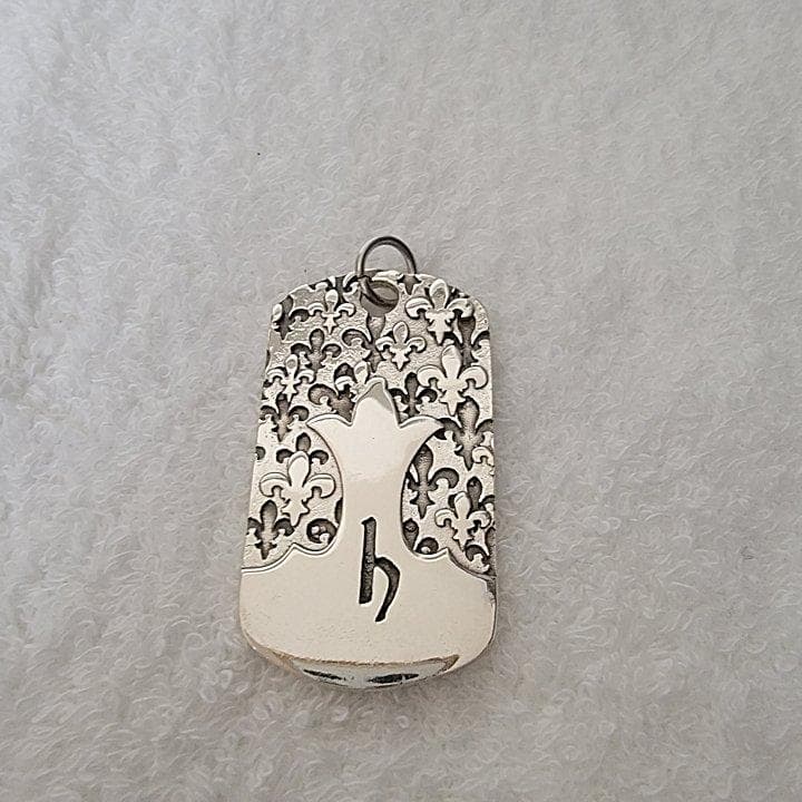 Hide + A&G 長方形 ペンダントトップ シルバー925