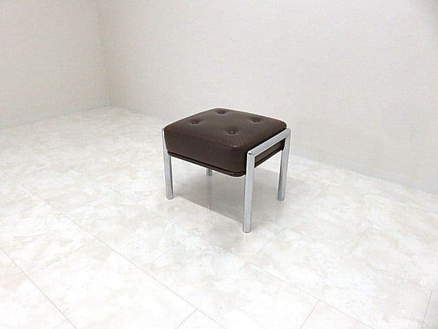 M*T様 希少品/ヴィンテージ　Knoll/ノール/ノル 本革オットマン　本革ス