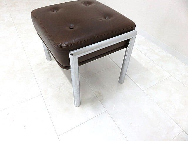M*T様 希少品/ヴィンテージ　Knoll/ノール/ノル 本革オットマン　本革ス