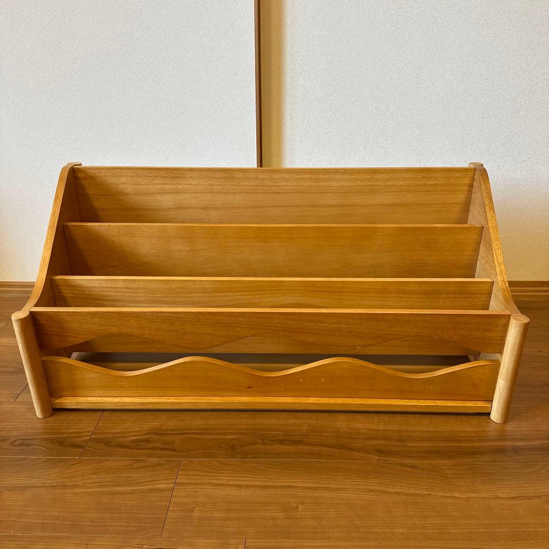 木製本棚 3段 組立家具