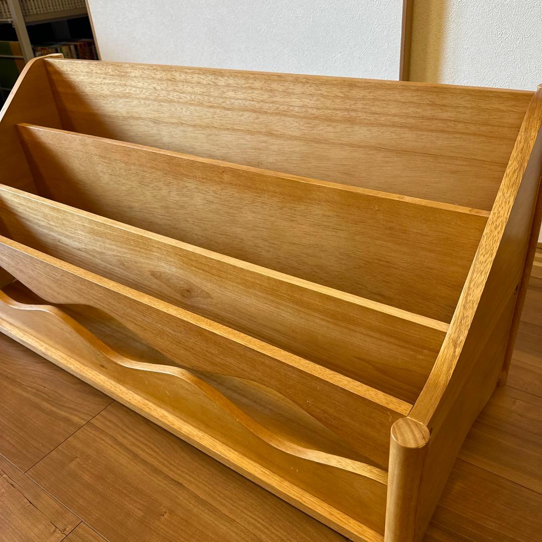 木製本棚 3段 組立家具