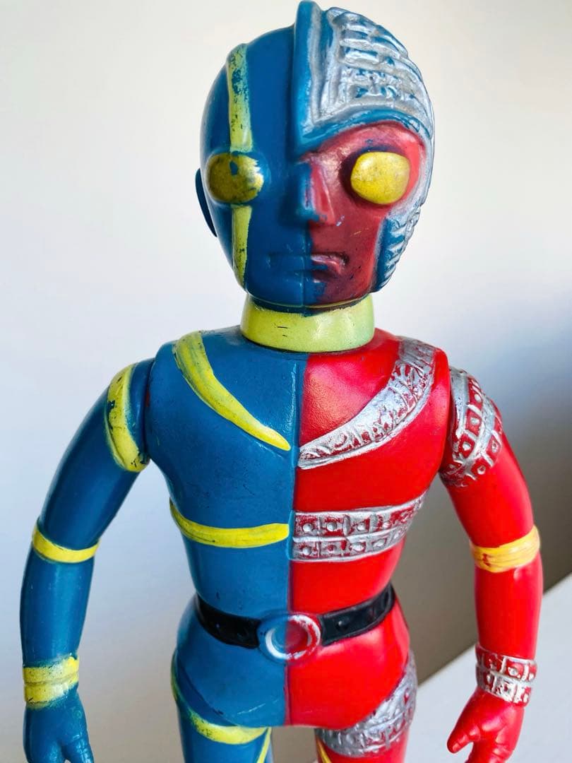 【当時物】キカイダー パチ 無版権 ソフビ スタンダードサイズ 28cm