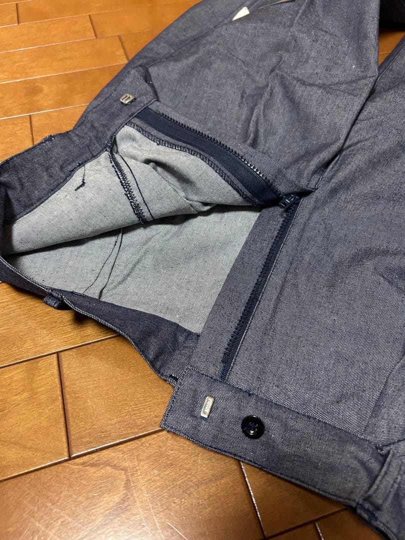 フレンチミリタリーパンツジーンズ　デニムパンツフランス軍　実物