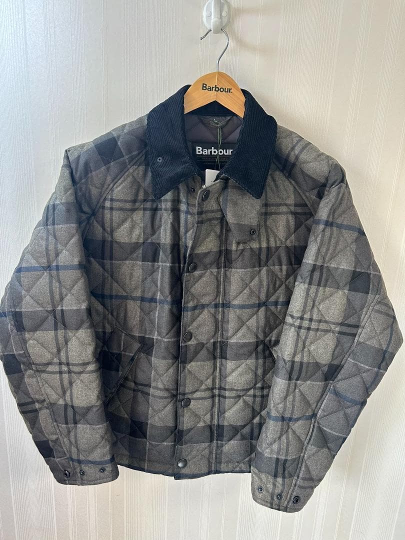 BARBOUR バブアー キルティングジャケット タータンチェック サイズM
