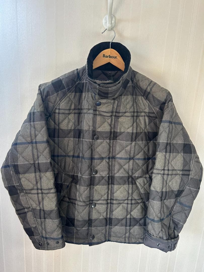 BARBOUR バブアー キルティングジャケット タータンチェック サイズM