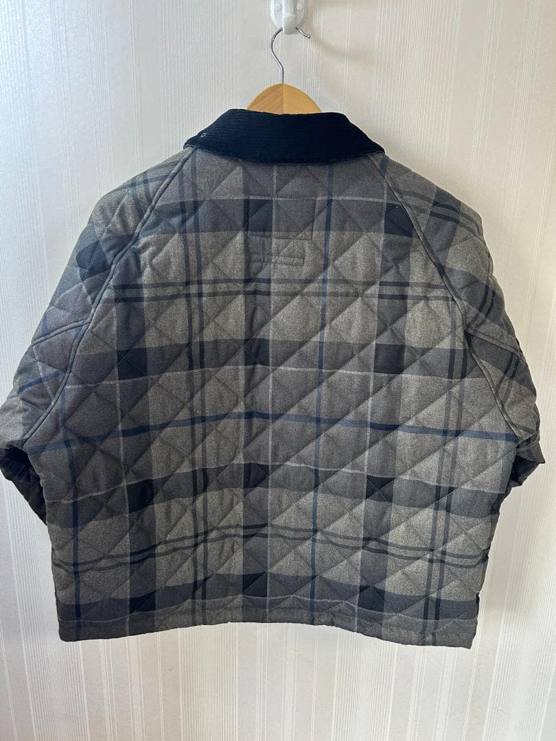 BARBOUR バブアー キルティングジャケット タータンチェック サイズM
