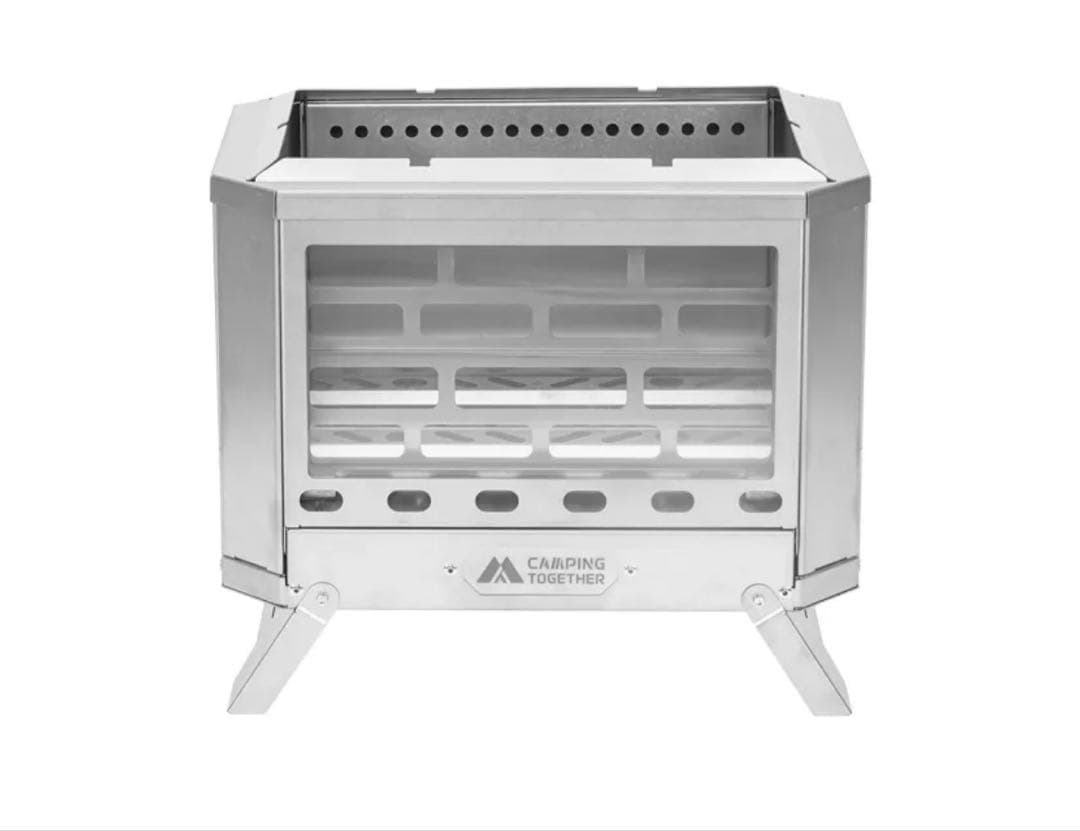 POMOLY x CAMPING TOGETHER焚き火台 ミョルニル チタン製