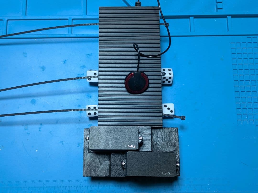 【自作】EMG ウッドベース用　ピックアップ