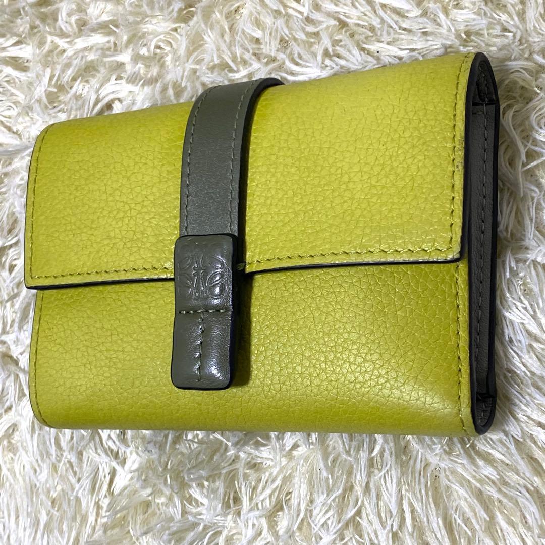 美品✨ LOEWE ロエベ トライフォールド ウォレット 3つ折り財布