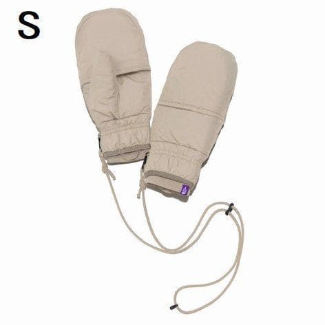 ザ ノースフェイス パープルレーベル ダウングローブ ミトン 手袋 S ストーン