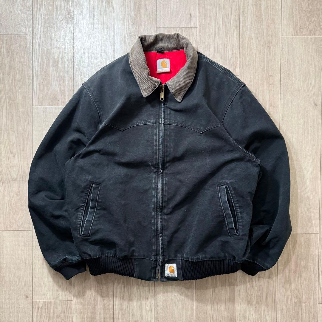 Carhartt サンタフェジャケット サイズXL 黒 ブラック J13BLK