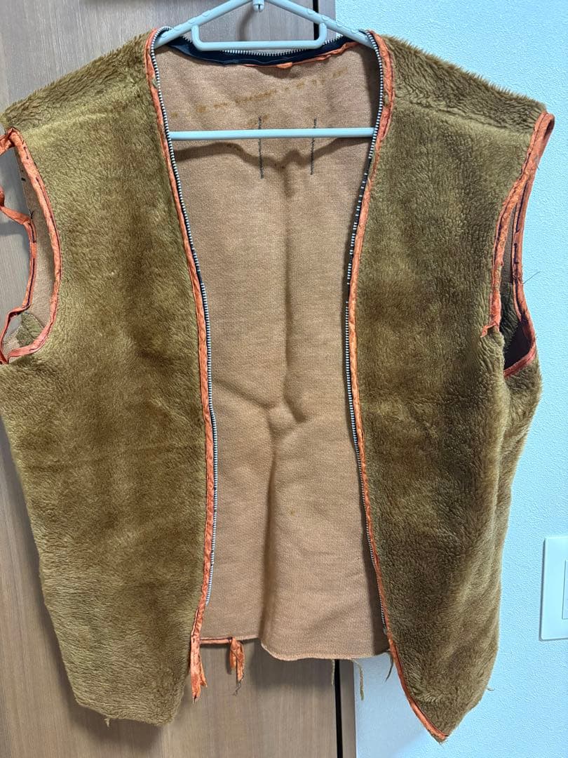 Schott シングルライダース　ブラウン　ベージュジッパー　ヴィンテージ　38