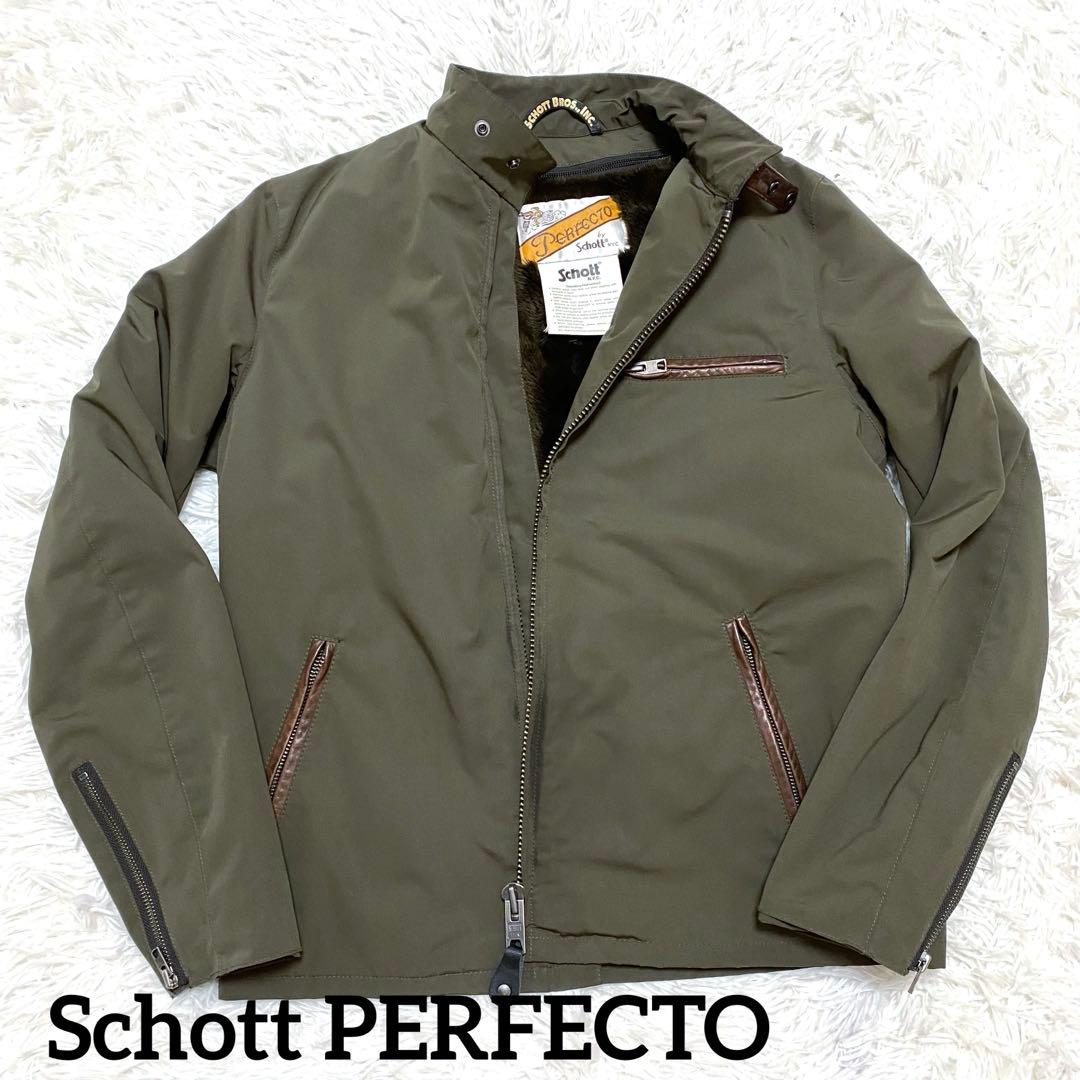 Schott PERFECTO シングルライダース ナイロンレザー80s 90s