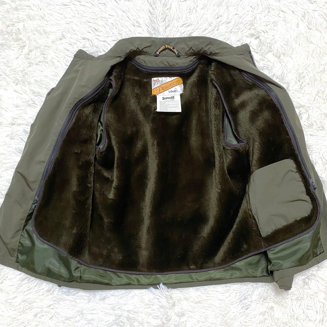 Schott PERFECTO シングルライダース ナイロンレザー80s 90s