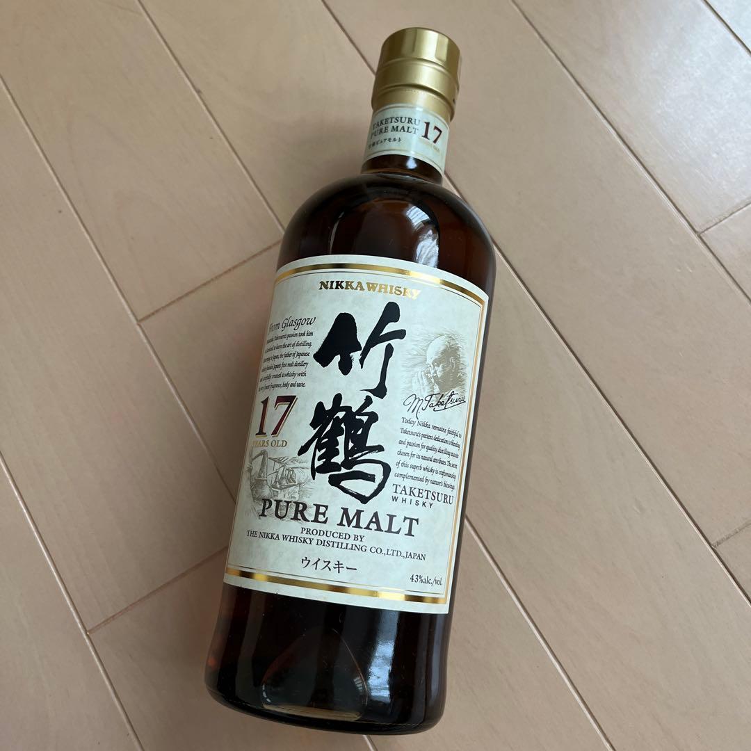 ニッカウヰスキー 竹鶴 17年 ピュアモルト 700ml