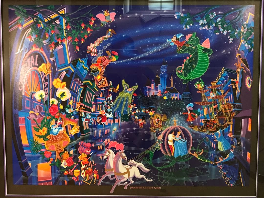 奏さま専用　メラニー・ケント「エレクトリックパレード」　シルクスクリーン