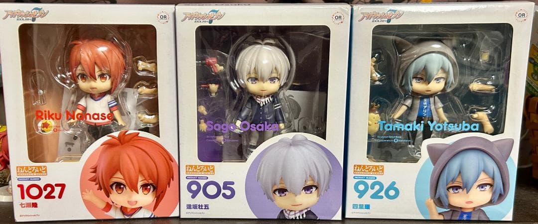 アイドリッシュセブン　アイナナ　ねんどろいど　グッズ　八乙女楽　七瀬陸　九条天