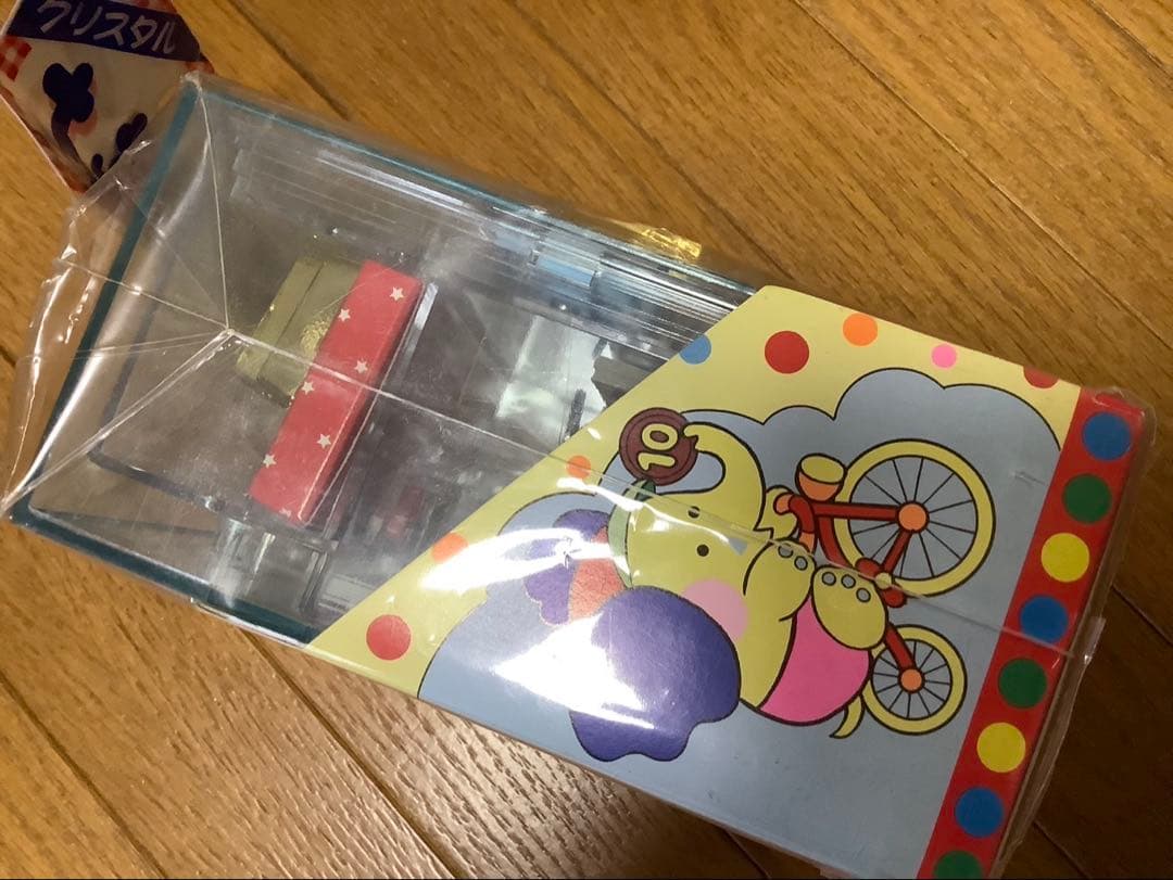 【確認画像】昭和レトログッズ　金庫型貯金箱　 懐かしいおもちゃクリスタル　日本製